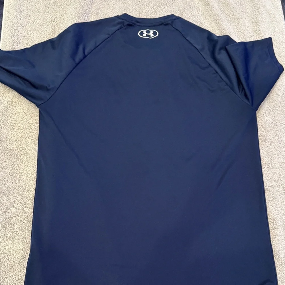 Under Armour Men's Dark Blue Graphic Tee - Picture 3 of 4